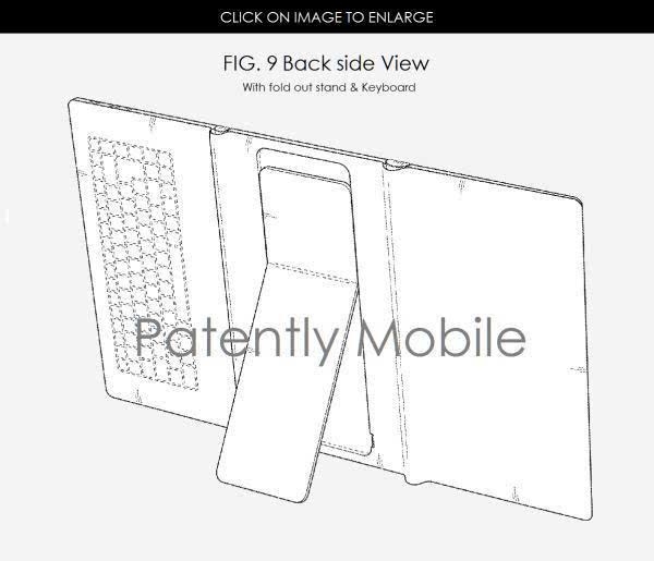 最新设计专利显示三星的三段式可折叠平板
