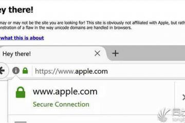 难辨真:这个假苹果网站看起来太真实,这样的钓鱼你中招了吗?